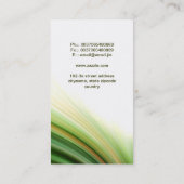 エレガントな名刺 名刺 (裏面)