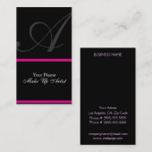 エレガントな名刺 名刺 (正面/裏面)