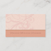 エレガントな名刺 名刺 (裏面)