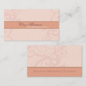 エレガントな名刺 名刺 (正面/裏面)