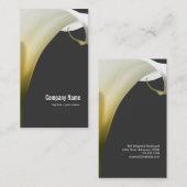 エレガントな名刺 名刺 (正面/裏面)