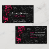 エレガントな名刺 名刺 (正面/裏面)