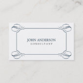 エレガントな名刺 名刺 (裏面)