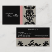 エレガントな名刺 名刺 (正面/裏面)