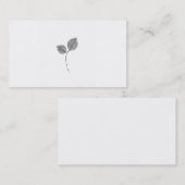 エレガントな名刺 名刺 (正面/裏面)