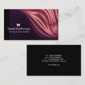 エレガントな名刺 名刺 (正面/裏面)