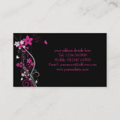 エレガントな名刺 名刺 (裏面)