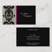 エレガントな名刺 名刺 (正面/裏面)