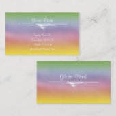 エレガントな名刺 名刺 (正面/裏面)