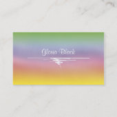 エレガントな名刺 名刺 (裏面)