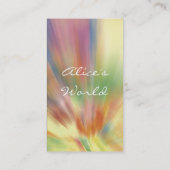 エレガントな名刺 名刺 (裏面)