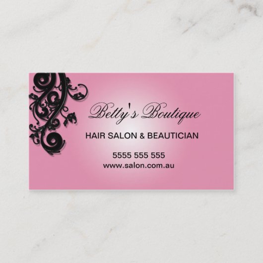 エレガントな名刺 名刺 (正面)