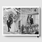 エレガントな名言の結婚式ゲストブック K ゲストブック (裏面)