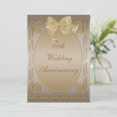 エレガントな周年パーティー招待状 招待状 (スタンド正面)