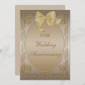 エレガントな周年パーティー招待状 招待状 (正面/裏面)