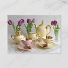 エレガントな喫茶店の名刺 名刺