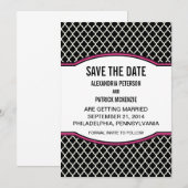 エレガントな四葉の救済日招待状 招待状 (正面/裏面)