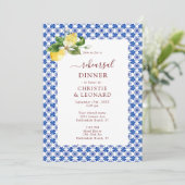 エレガントな地中海のレモン リハーサル  招待状 (スタンド正面)