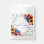 エレガントな地中海アート ブライズシャワー フェイバーバッグ (正面)