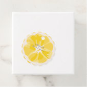 エレガントな地中海風レモン花嫁のシャワーパーティー フェイバータグ (インサイチュ)