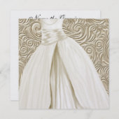 エレガントな場面 - SRF 招待状 (正面/裏面)