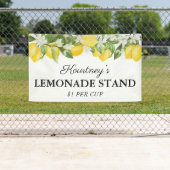 エレガントな夏のレモネードスタンドバナー 横断幕 (インサイチュ)