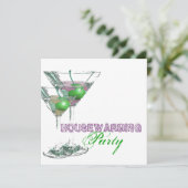 エレガントな夕食のカクテルパーティーはカスタマイズ 招待状 (スタンド正面)