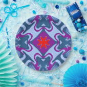 エレガントな多色クラシックデザインの紙皿 ペーパープレート (パーティー)