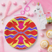 エレガントな多色クラシックデザインの紙皿 ペーパープレート (パーティー)