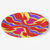 エレガントな多色クラシックデザインの紙皿 ペーパープレート (アングル)