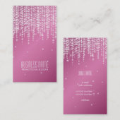 エレガントな夜はピンクを眩まします 名刺 (正面/裏面)
