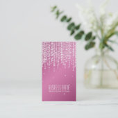 エレガントな夜はピンクを眩まします 名刺 (スタンド正面)