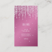 エレガントな夜はピンクを眩まします 名刺 (裏面)