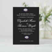 エレガントな夜咲きサボテンの花 招待状 (スタンド正面)