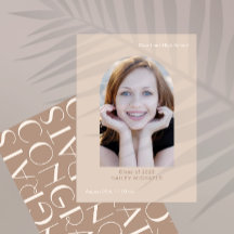 エレガントな大きなフォト卒業式