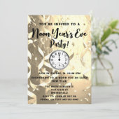 エレガントな大晦日のパーティー招待状 招待状 (スタンド正面)