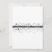 エレガントな大晦日パーティーのご招待 招待状 (裏面)