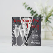 エレガントな大晦日パーティー 招待状 (スタンド正面)