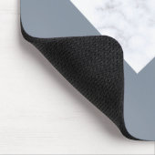 エレガントな大理石のばら色の金ゴールドの灰色ベージュ幾何学的 マウスパッド (コーナー)