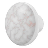 エレガントな大理石のトレンディーのばら色の金ゴールド セラミックノブ (右)