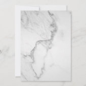 エレガントな大理石グランドオープンの招待状 招待状 (裏面)