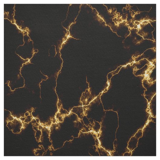 エレガントな大理石style3 -黒い金ゴールド ファブリック (見本)