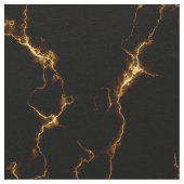 エレガントな大理石style3 -黒い金ゴールド ファブリック (クローズアップ)