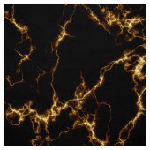 エレガントな大理石style3 -黒い金ゴールド ファブリック (見本)