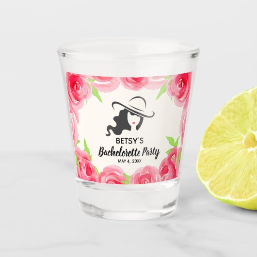 エレガントな女性のハウスパーティーのお土産 ショットグラス (正面)