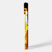 エレガントな女性の美しさの宝石 / レディ、青いリボン、花 Case-Mate iPhoneケース (裏面 / 左)