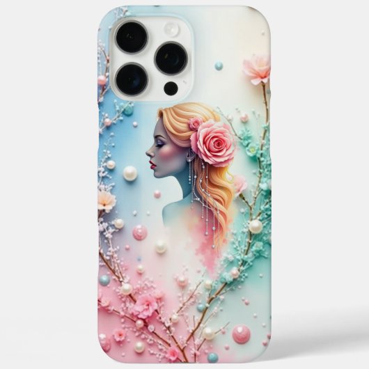エレガントな女性のCase-Mate iPhoneケース Case-Mate iPhoneケース (裏面)