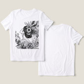 エレガントな女性のTシャツ トライブレンドTシャツ