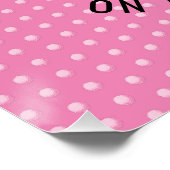 エレガントな女性ゴルファーデザイン ポスター (コーナー)