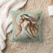 エレガントな女性用角枕 クッション (ブランケット)